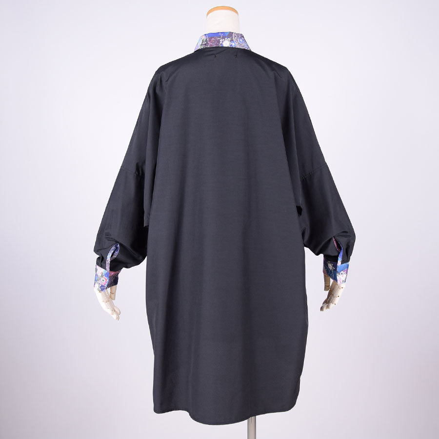 gouk ビッグシャツコート BK-BL