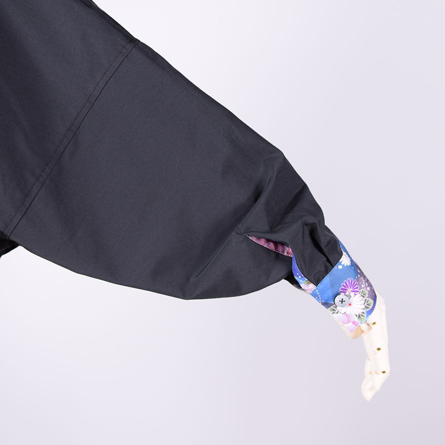 gouk ビッグシャツコート BK-BL