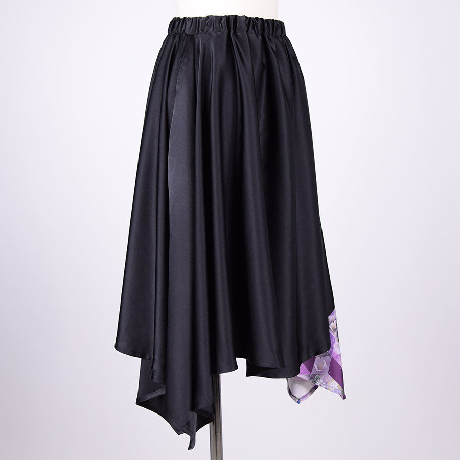 gouk ぎざぎざスカート BK-PUR