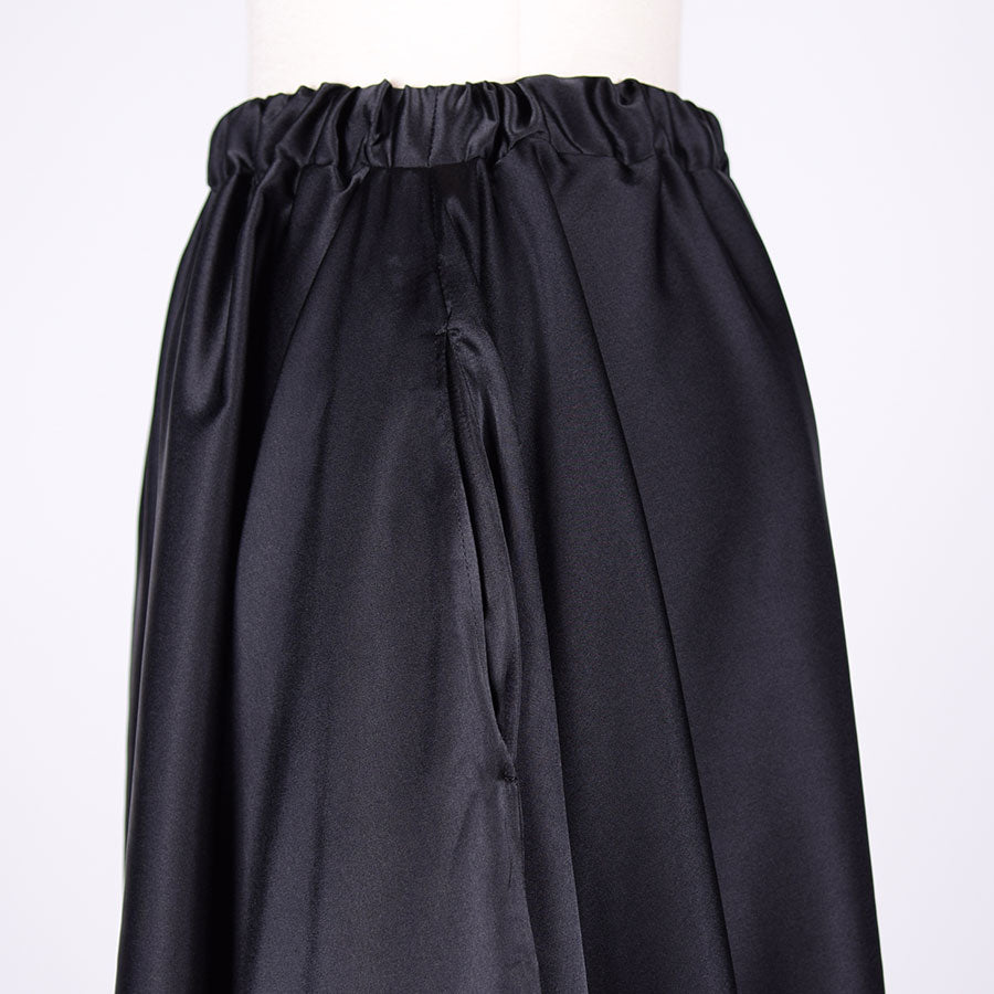 gouk ぎざぎざスカート BK-PUR