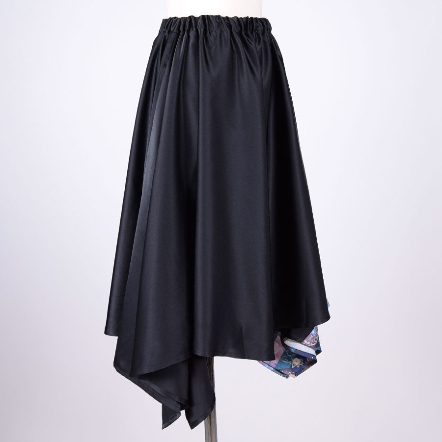 gouk ぎざぎざスカート BK-BL