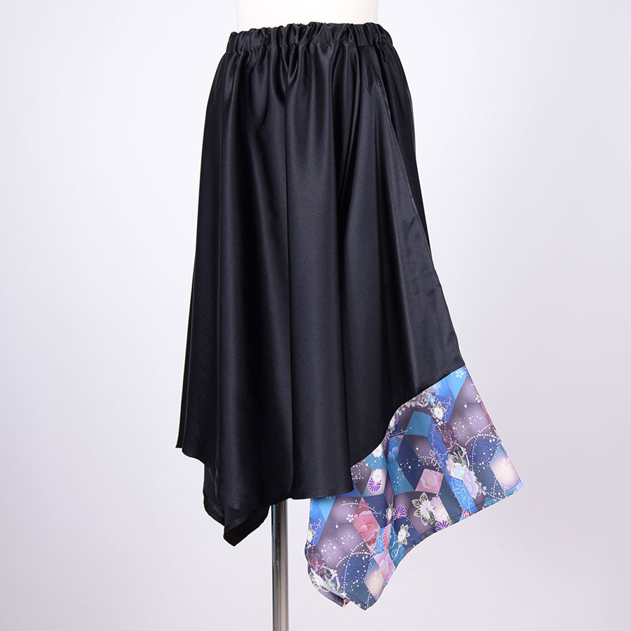 gouk ぎざぎざスカート BK-BL