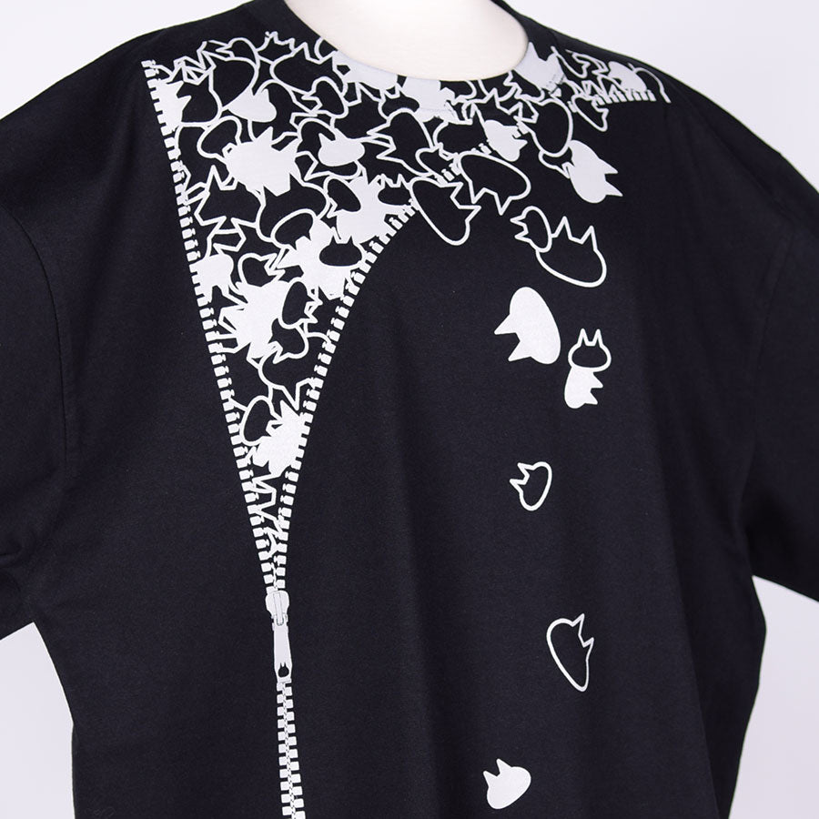 MINT NeKO Cat Ears Wide TOP / BK