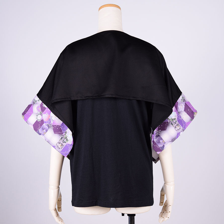 gouk ケープ付きトップス BK-PUR