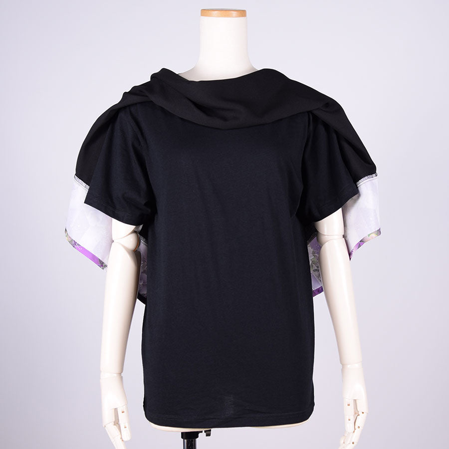 gouk ケープ付きトップス BK-PUR