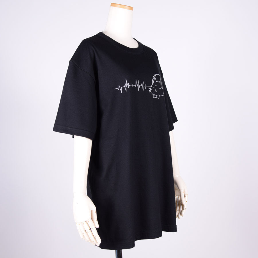 MINT NeKO Headphone T-shirt / BK・XL