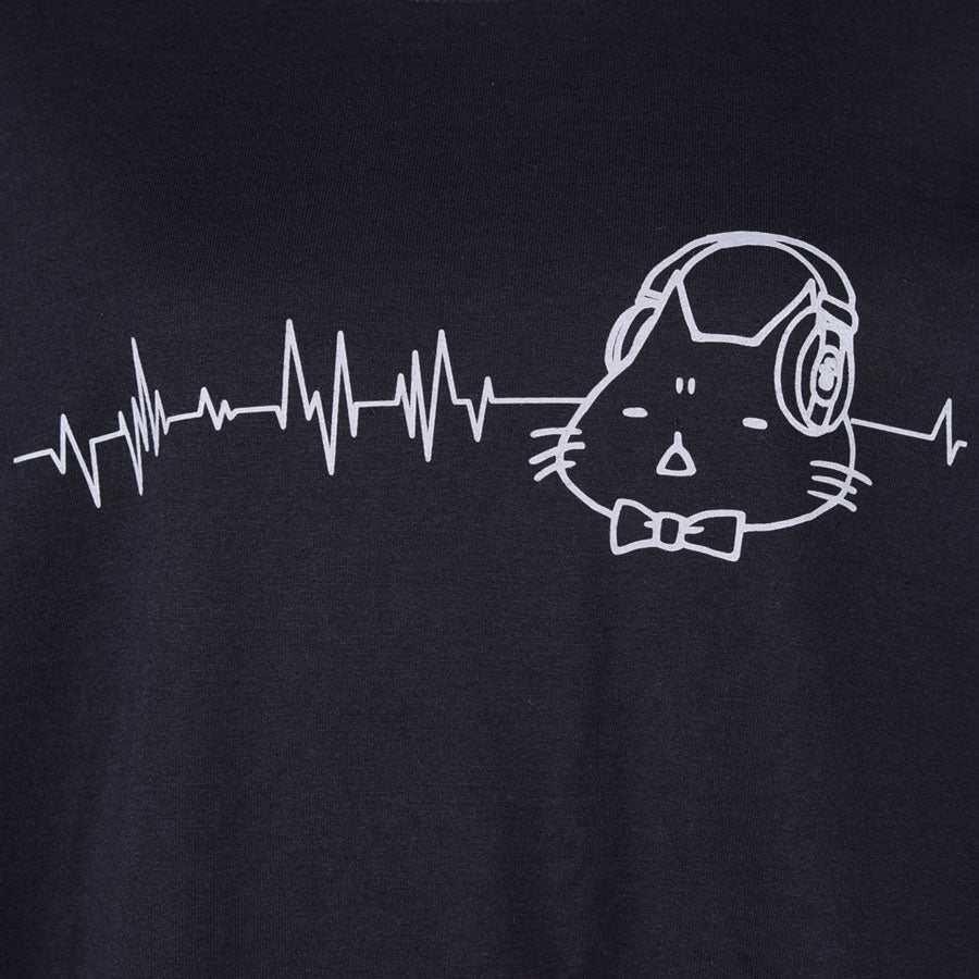 MINT NeKO Headphone T-shirt / BK ・ S
