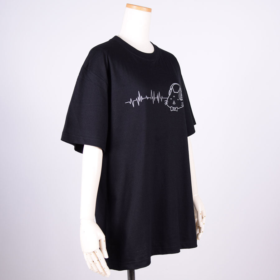 MINT NeKO Headphone T-shirt / BK ・ L