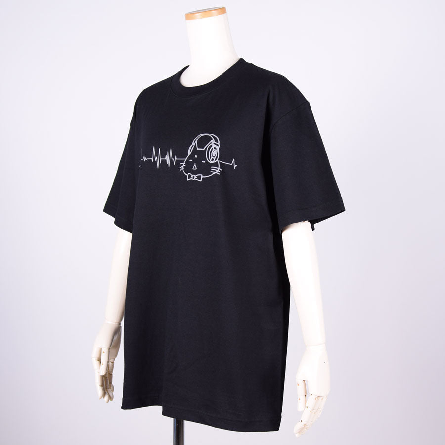 MINT NeKO Headphone T-shirt / BK ・ L