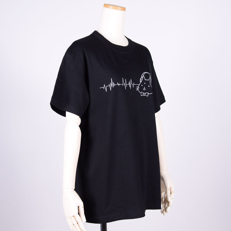 MINT NeKO Headphone T-shirt / BK ・ M