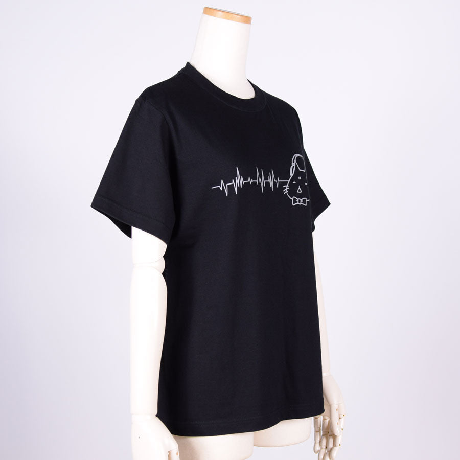 MINT NeKO Headphone T-shirt / BK ・ S