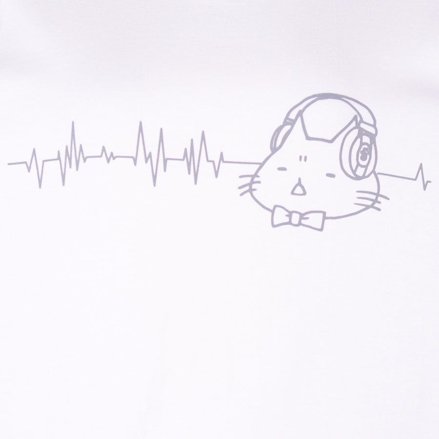 MINT NeKO Headphone T-shirt / WH ・ S