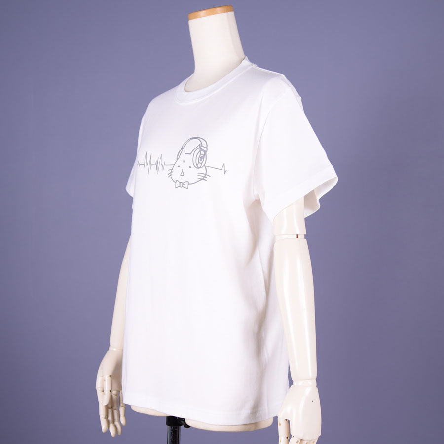 MINT NeKO Headphone T-shirt / WH ・ S