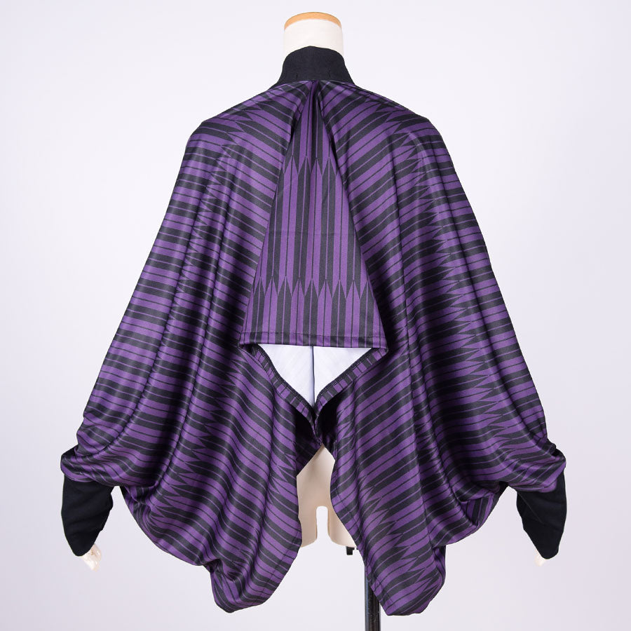 gouk Rectangular Haori / PUR-BK