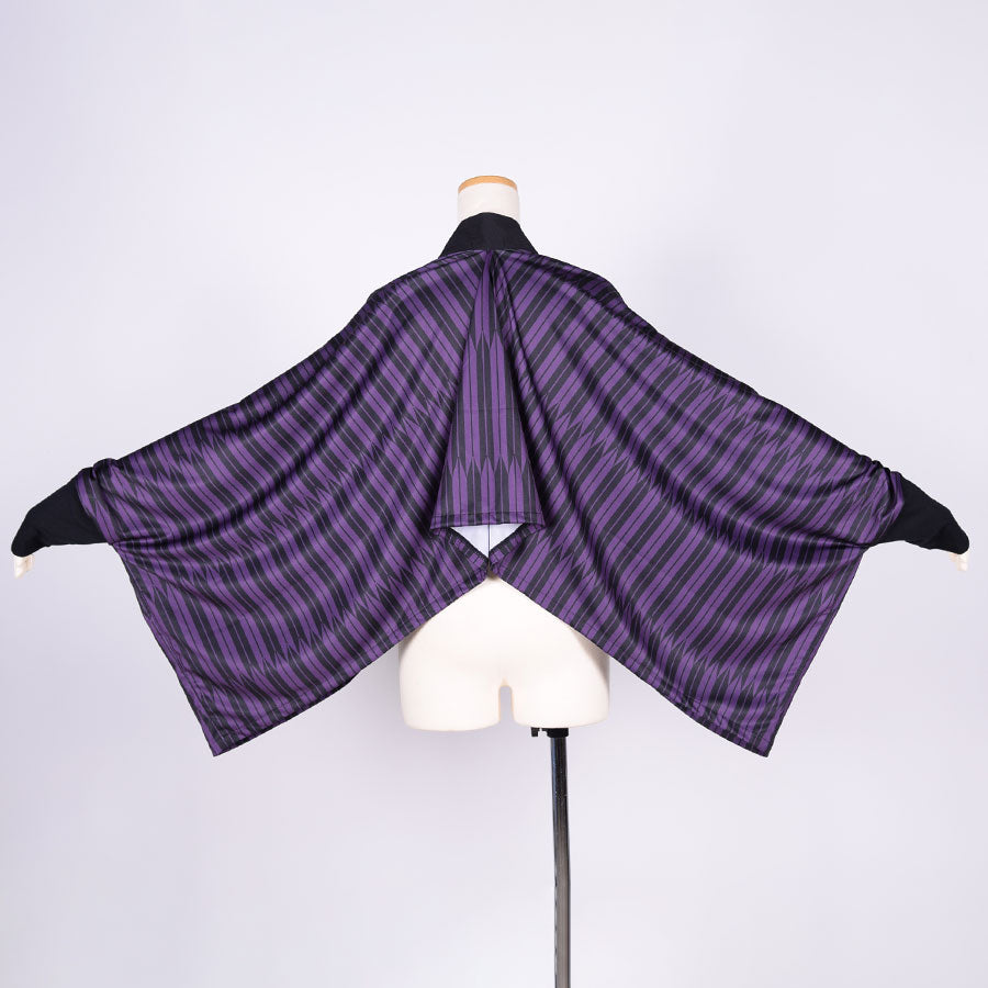gouk Rectangular Haori / PUR-BK