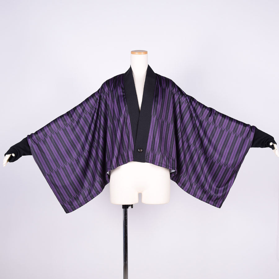 gouk Rectangular Haori / PUR-BK