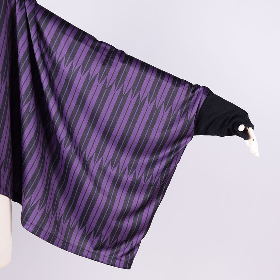 gouk Rectangular Haori / PUR-BK