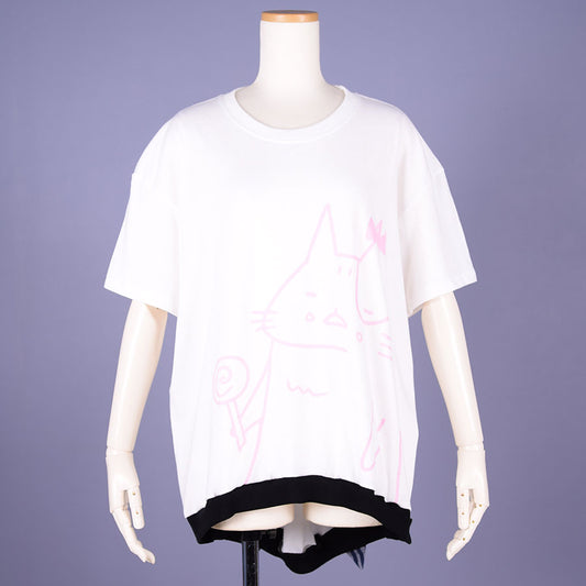 MINT NeKO ネコミミワイドカットソー B