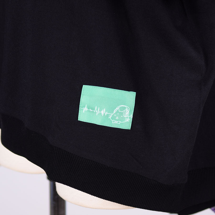 MINT NeKO Cat Ears Wide Tops / BK