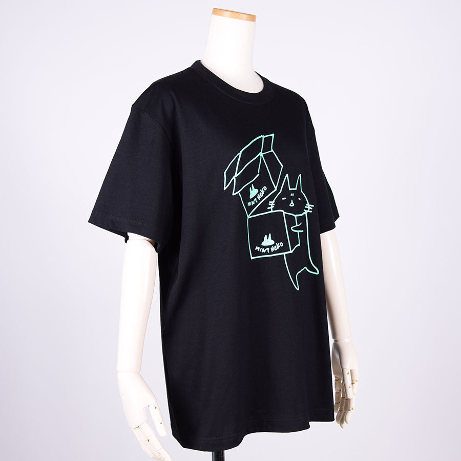 MINT NeKO Shipment T -shirt / BK ・ L