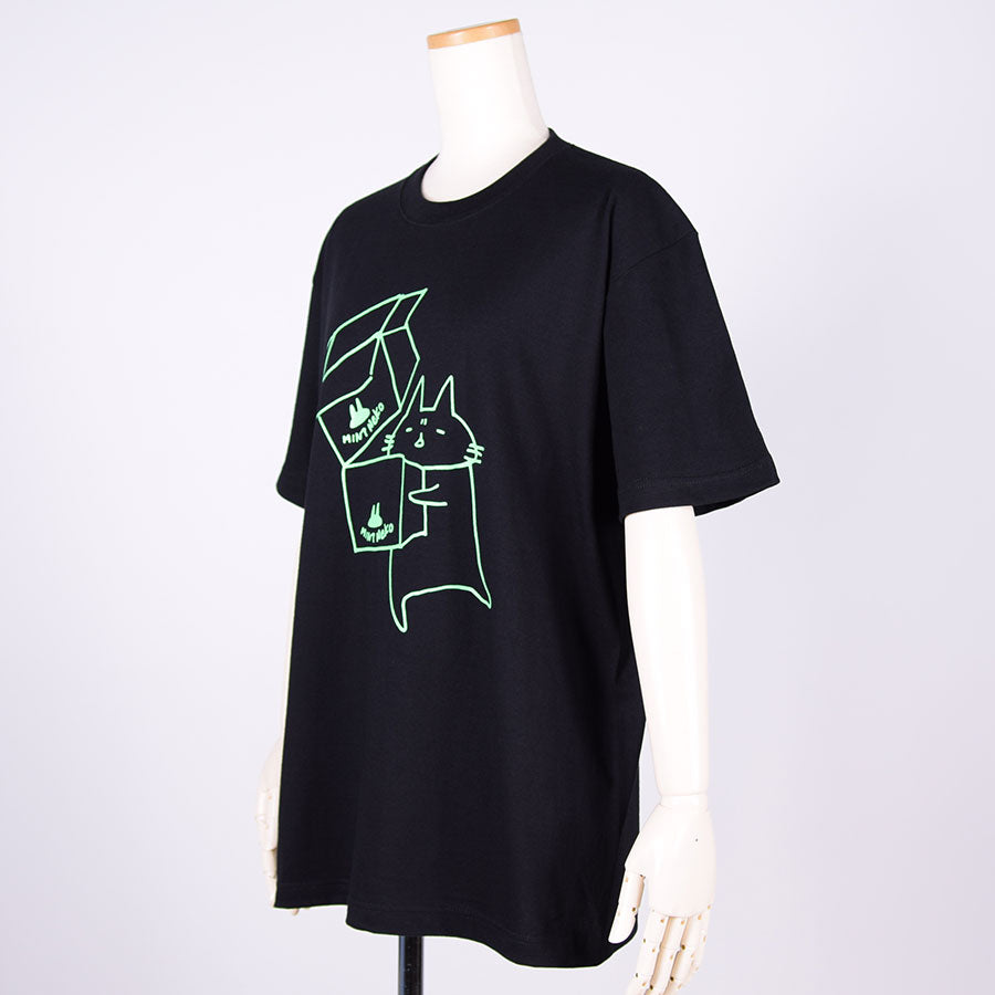 MINT NeKO Shipment T -shirt / BK ・ L