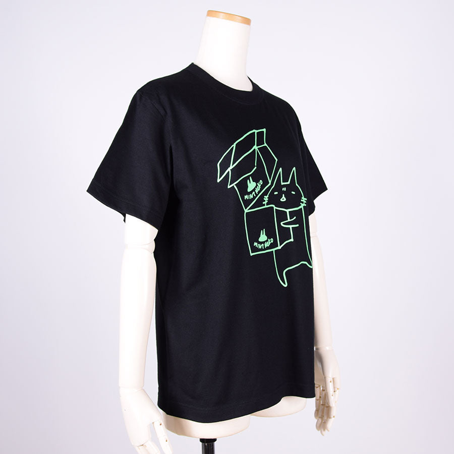 MINT NeKO 吾輩の出荷Tシャツ BK・S