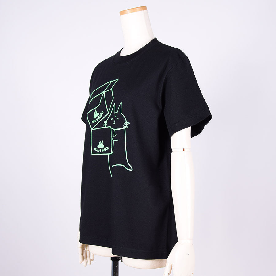 MINT NeKO 吾輩の出荷Tシャツ BK・S