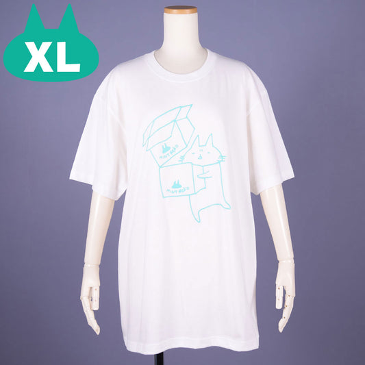 MINT NeKO 吾輩の出荷Tシャツ WH・XL