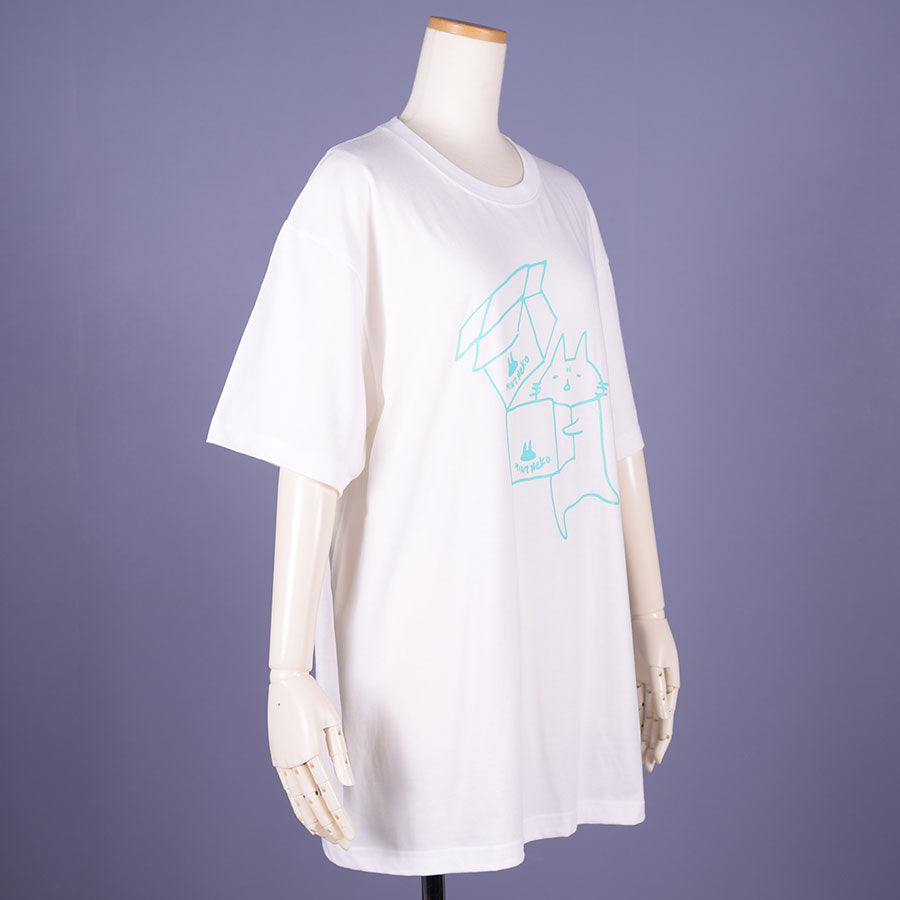 MINT NeKO 吾輩の出荷Tシャツ WH・XL