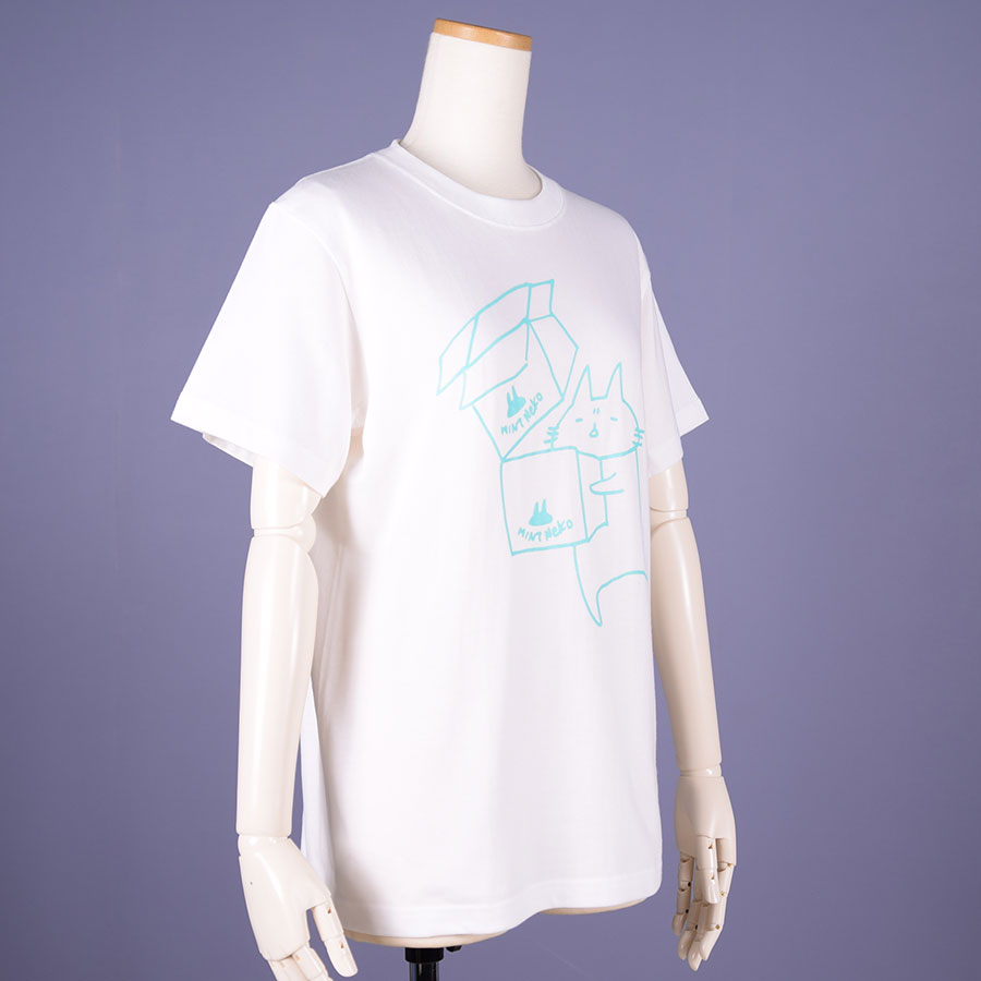 MINT NeKO Shipment T -shirt / WH ・ S