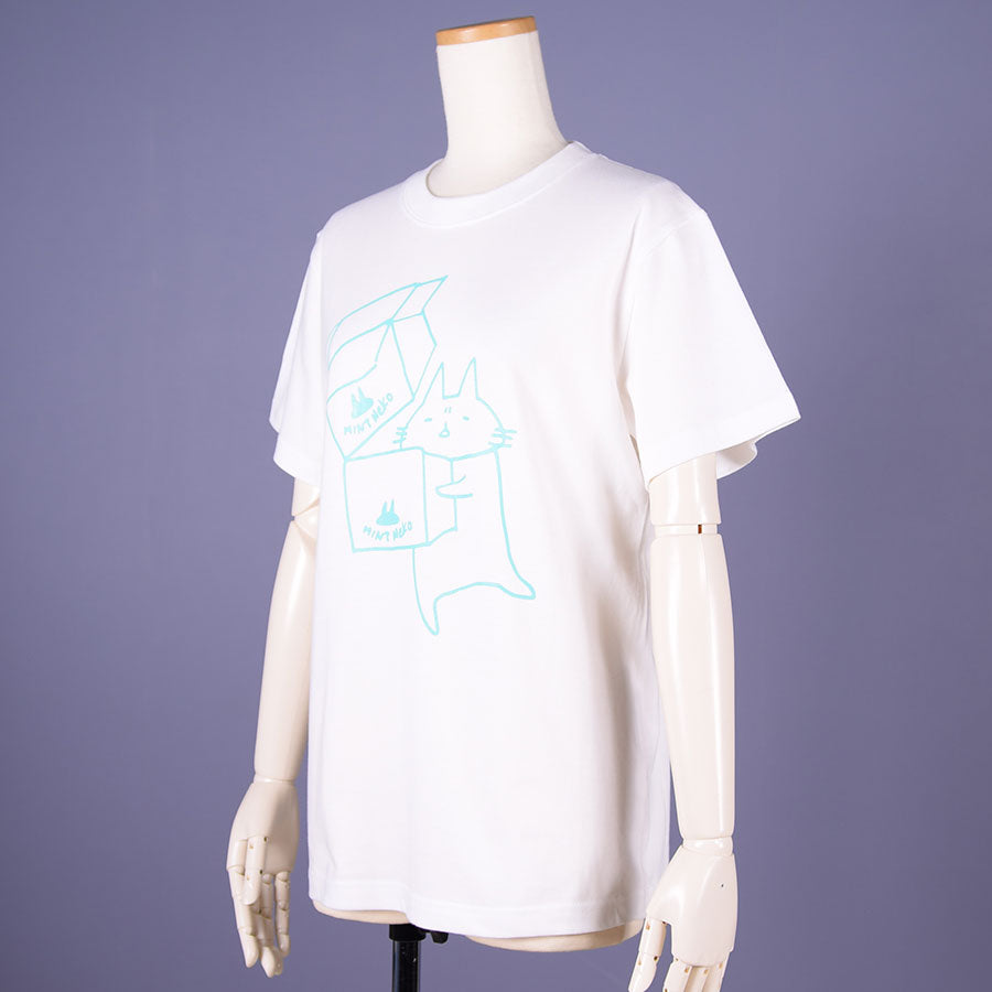MINT NeKO Shipment T -shirt / WH ・ S