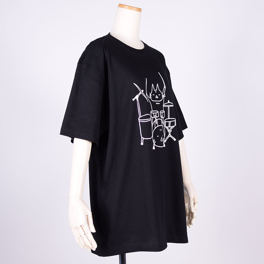MINT NeKO Tama T -shirt BK / XL