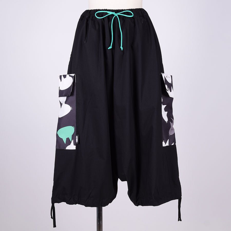 MINT NeKO バルーンカーゴパンツ BK-BL
