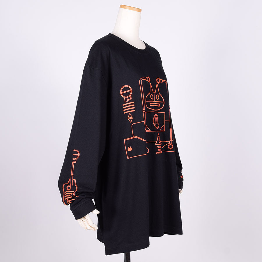 MINT NeKO ロボのビッグカットソー BK-ORG
