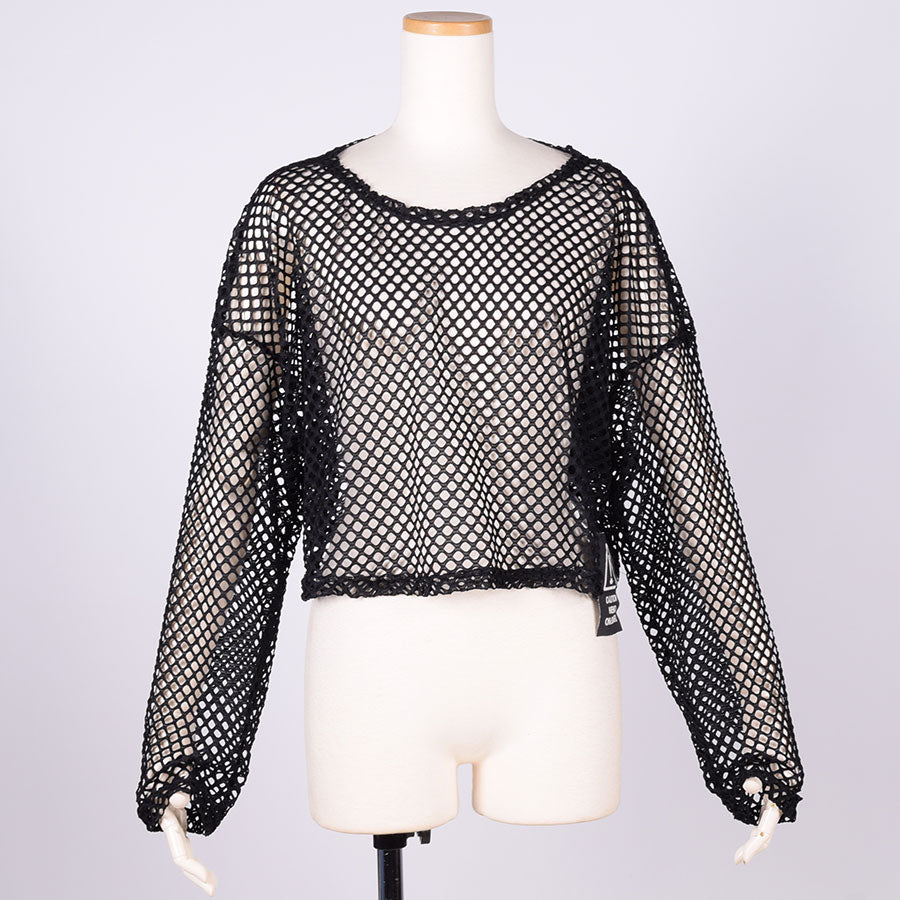 MINT NeKO Mesh Tops / BK-GRN