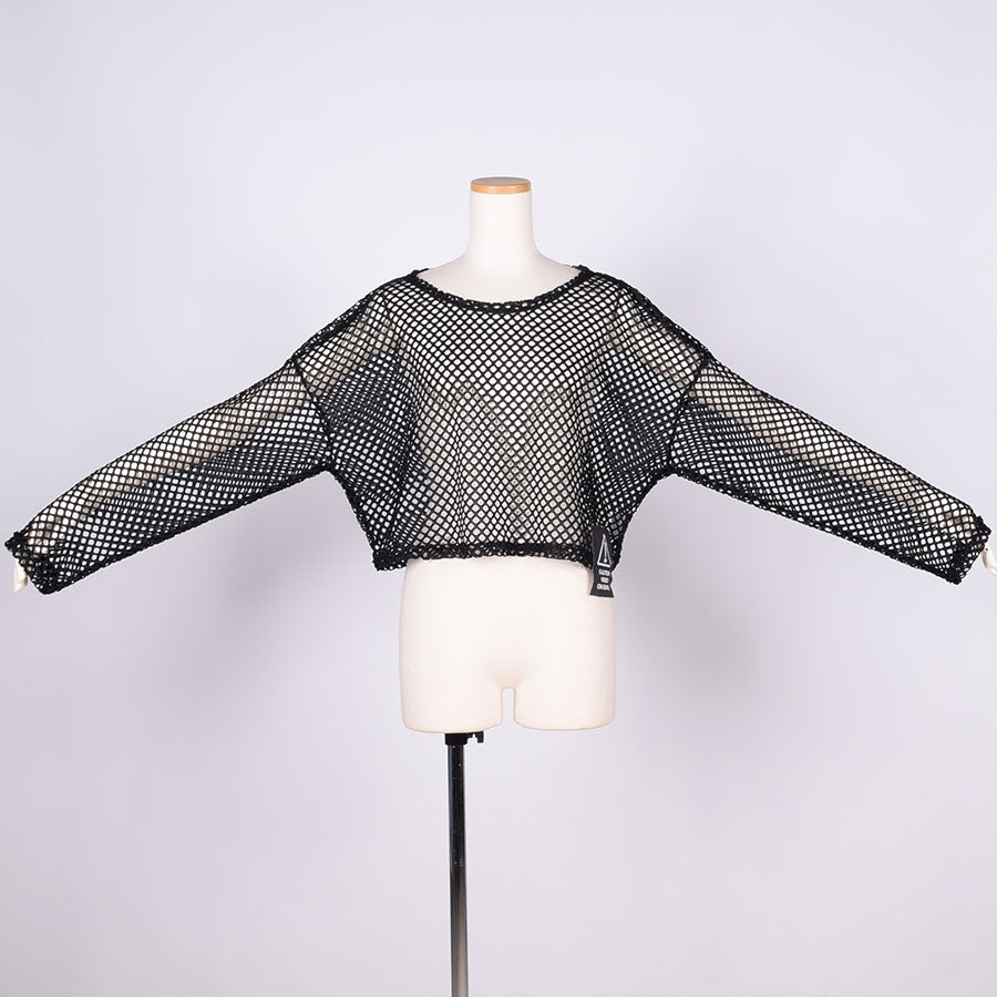 MINT NeKO Mesh Tops / BK-GRN