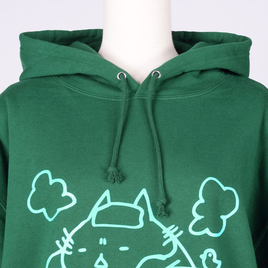 MINT NeKO Bathing Hoodie GRN / XL