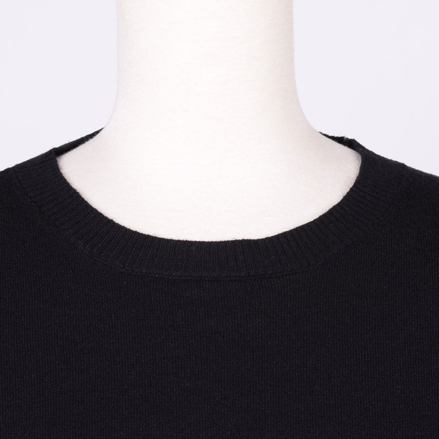 Moriguchika Outing Knit Dress BK-GY / L