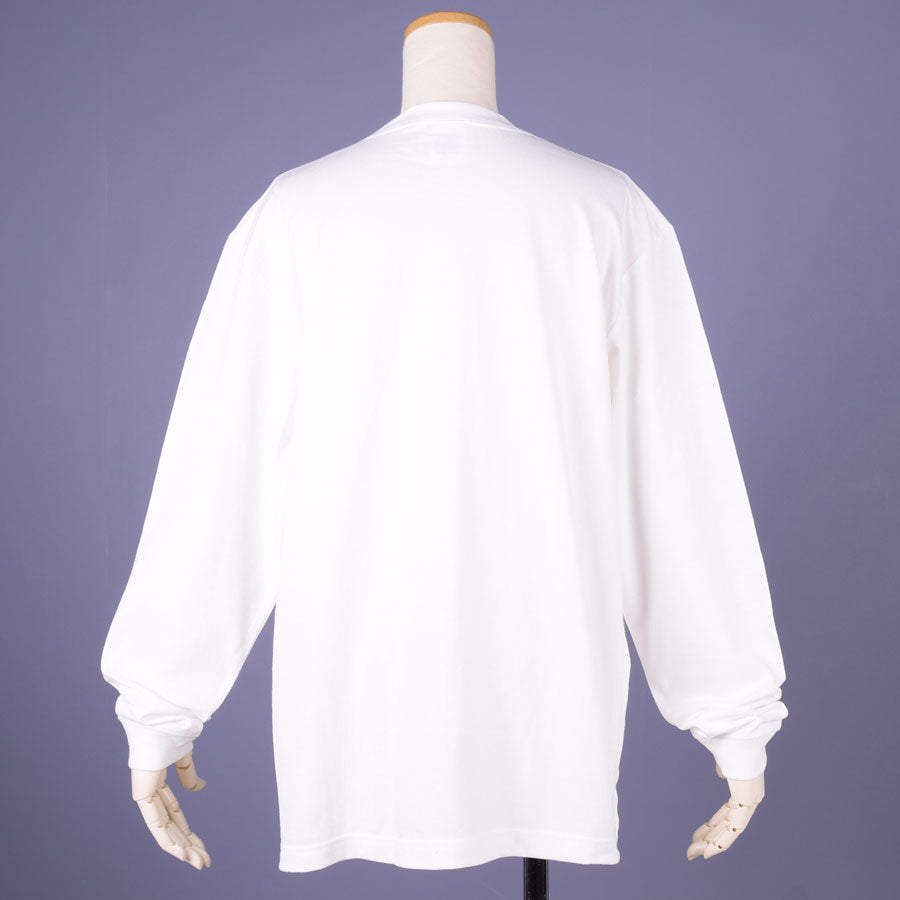 MINT NeKO 吾輩の入浴ロンT WH-BK・L