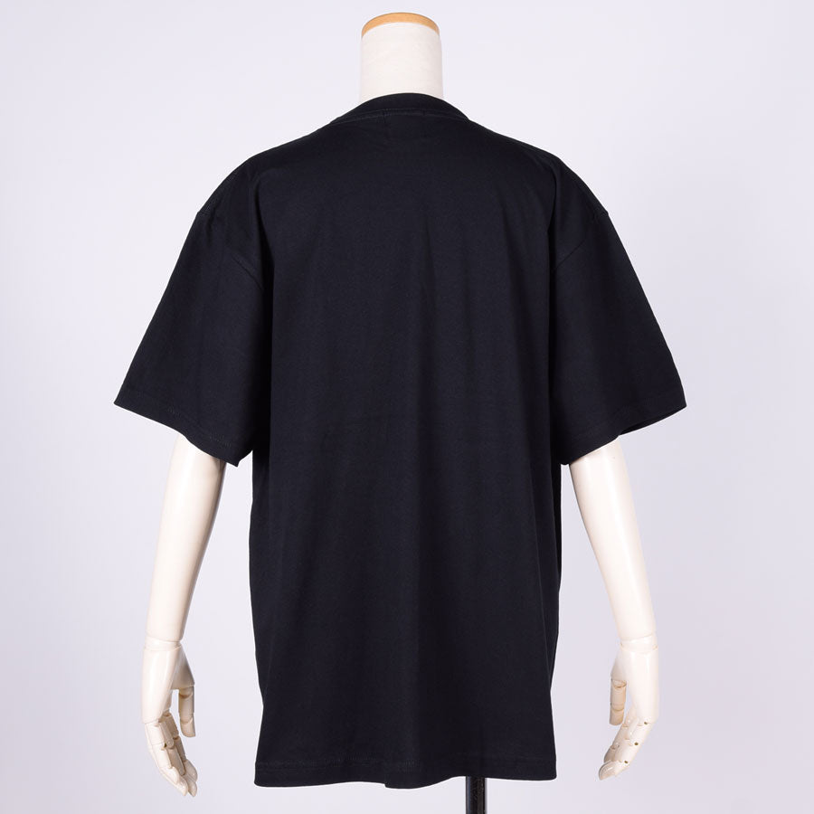 MINT NeKO Wagahai Bathing T-shirt BK-WH・L