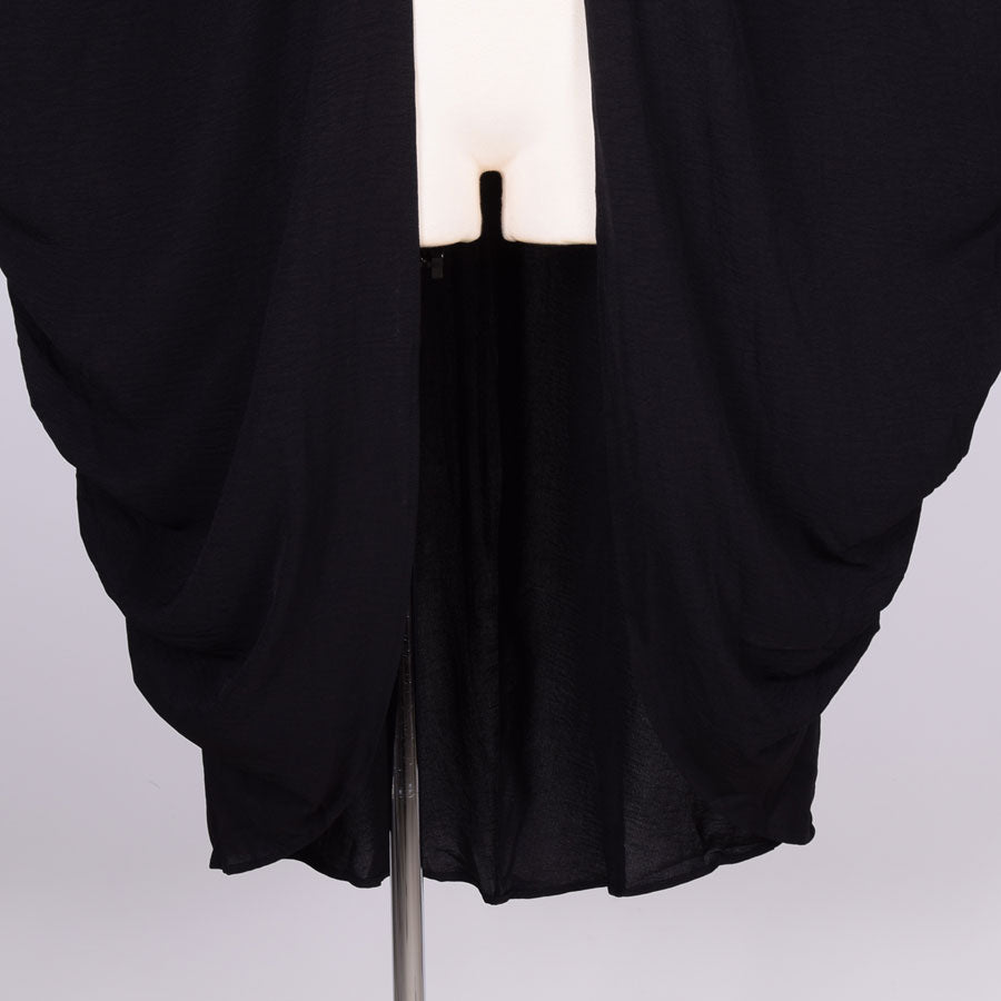 gouk Fluffy Long Cardigan / BK-BL