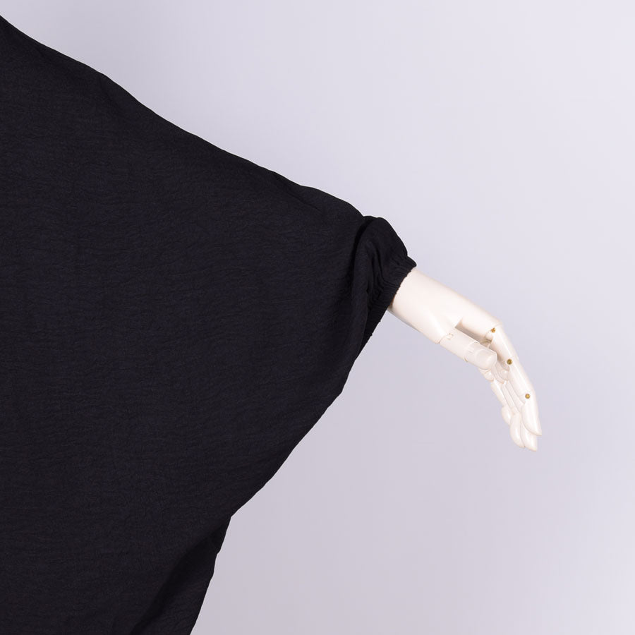 gouk Fluffy Long Cardigan / BK-GY