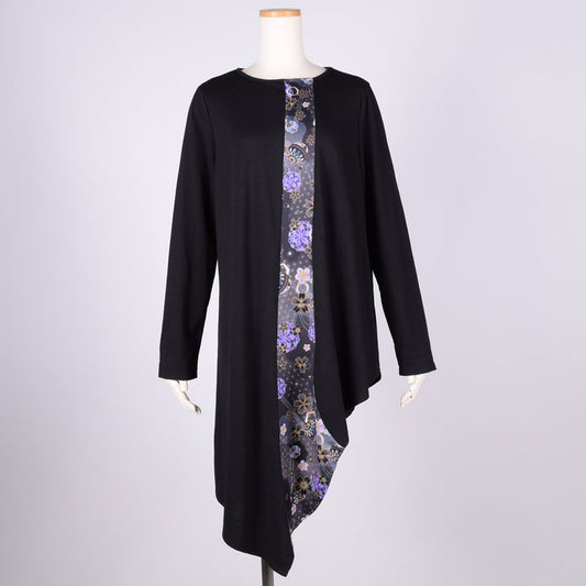 gouk アシンメトリーワンピース BK-PUR