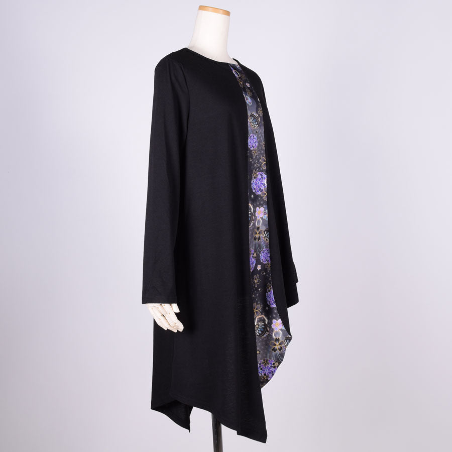 gouk アシンメトリーワンピース BK-PUR