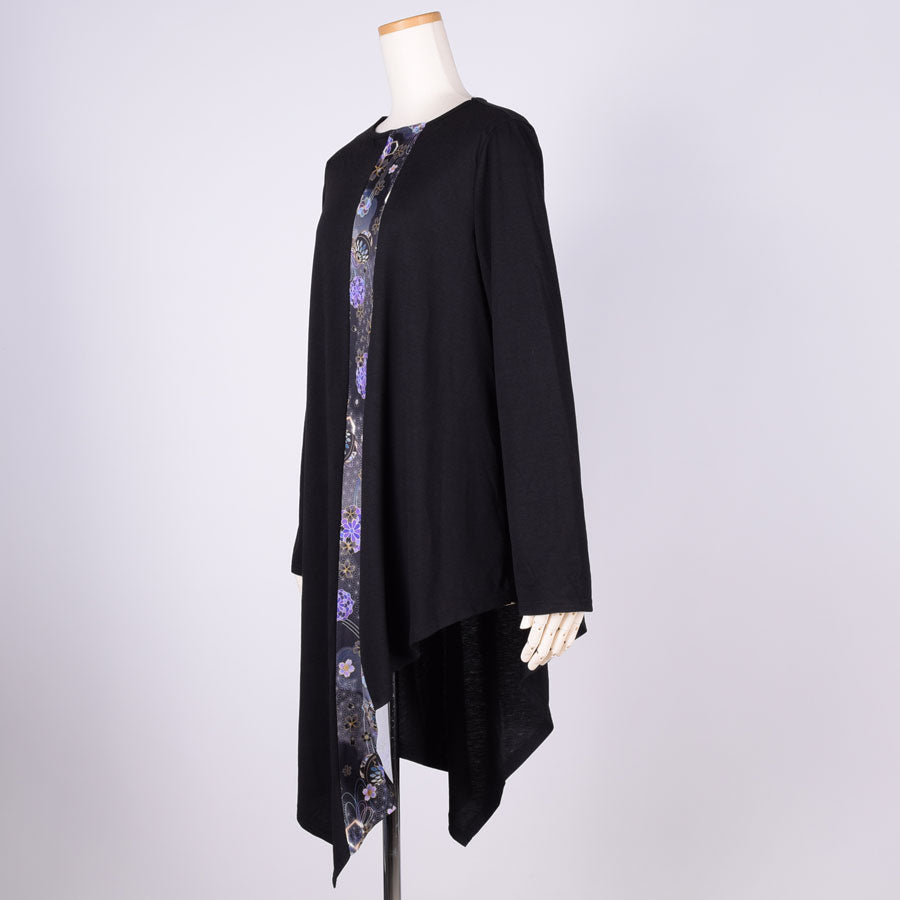 gouk アシンメトリーワンピース BK-PUR