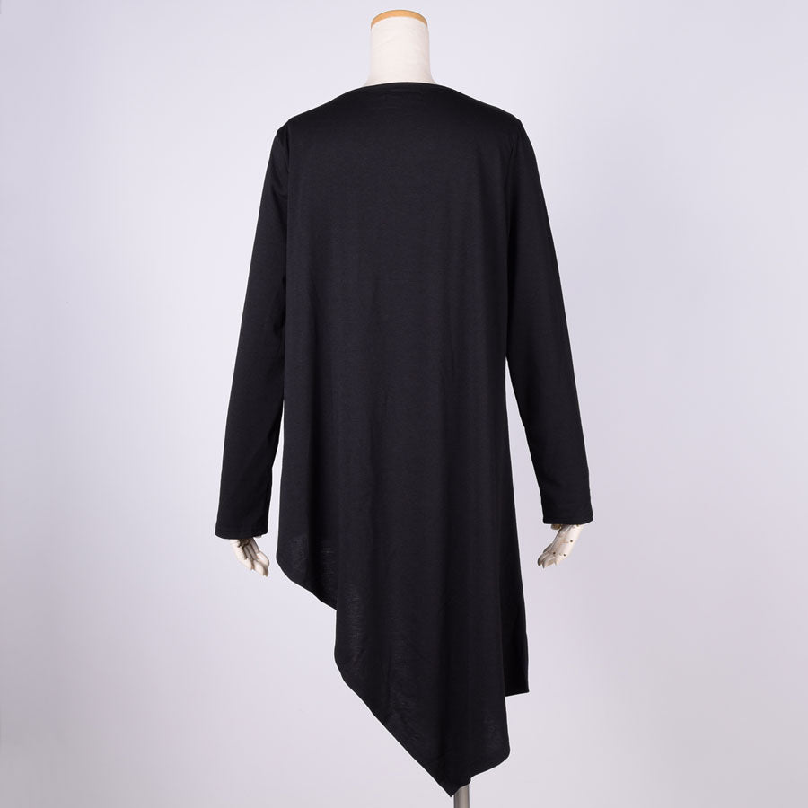 gouk アシンメトリーワンピース BK-PUR