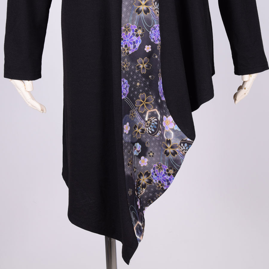 gouk アシンメトリーワンピース BK-PUR