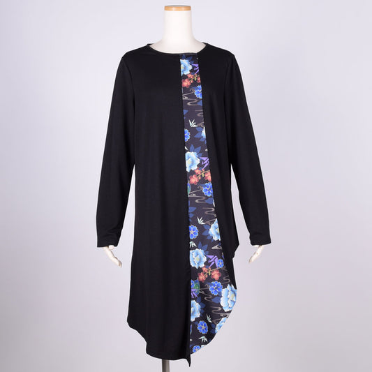 gouk アシンメトリーワンピース BK-BL