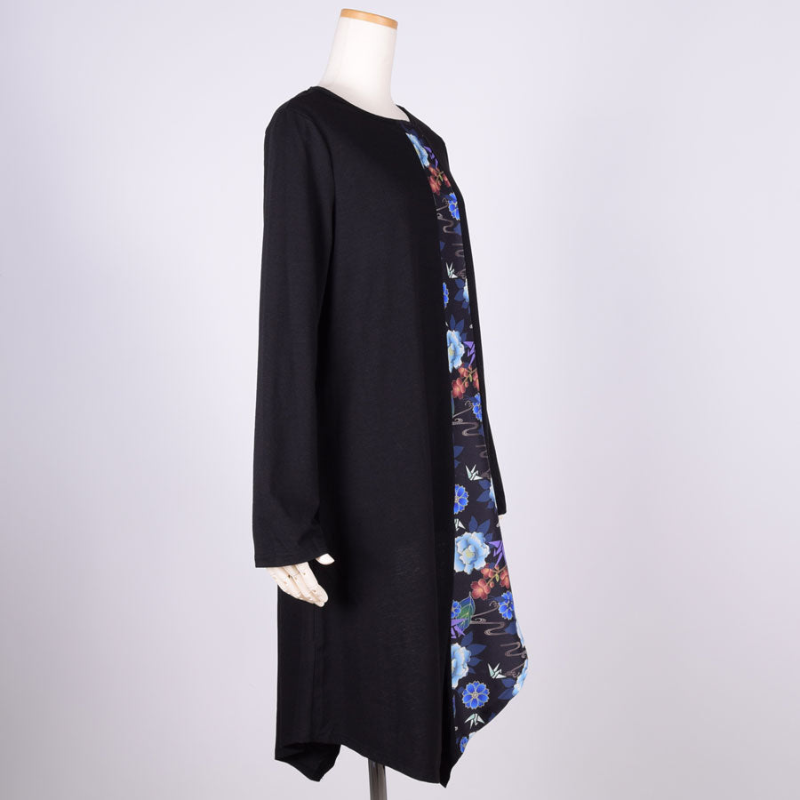 gouk アシンメトリーワンピース BK-BL