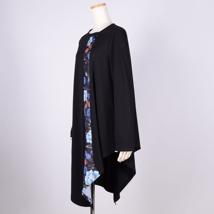 gouk アシンメトリーワンピース BK-BL